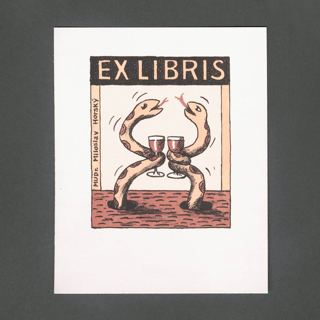 EX LIBRIS MUDr. MILOSLAV HORSKÝ